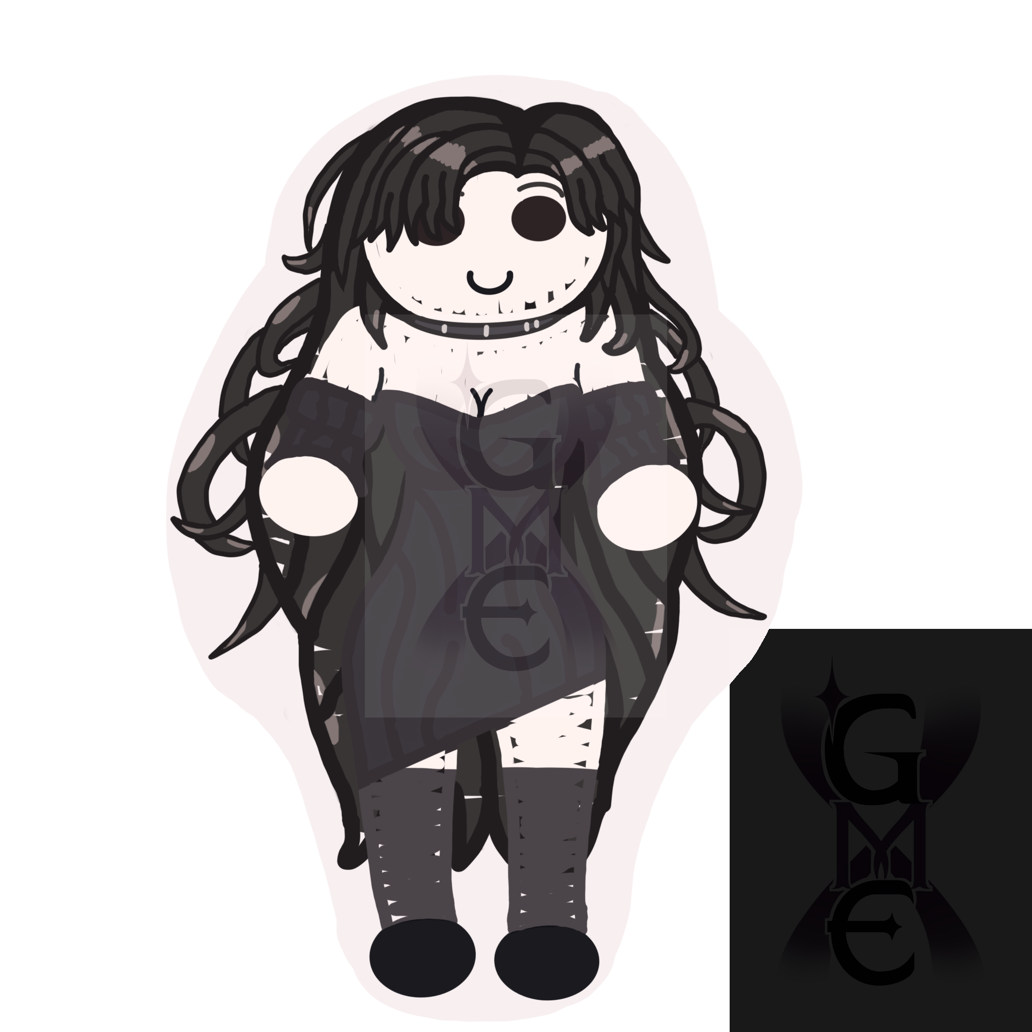 angelsenpai scuff sticker angelsenpai scuff sticker