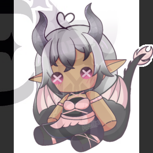 chaosrosevt lil dragonbud sticker